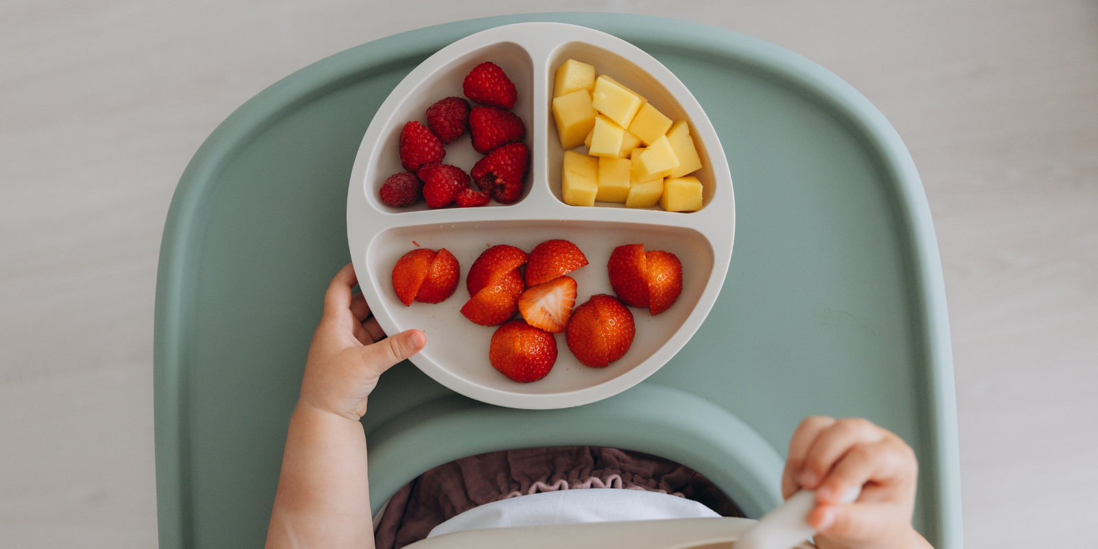 Stokke Tripp Trapp silicone placemat in sage by AZEbabydream