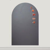 Grey Magnetic chalkboard in arch shape by AZEbabydream