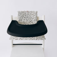 Full Cover Stokke chair in Velvet Black