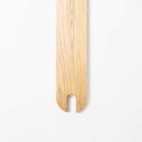 Natural oak  strip for selection of chair color