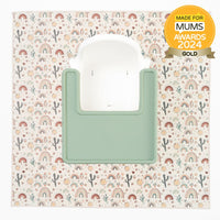 AZEbabydream wipe clean messy mat splash mat rainbow desert