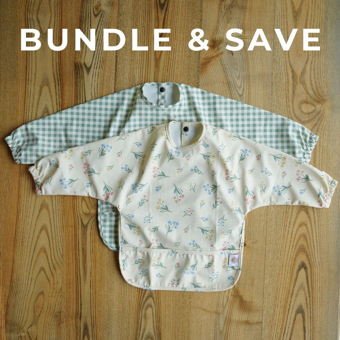 mixed bundle: long sleeve bib bundle for baby weaning
