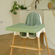 Solid Sage IKEA Antilop highchair accessory bundle