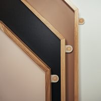 Magnetic chalkboard in wooden frame in pink, black and sashay sand by azebABYDREAm