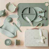 First Bites Gift Set in Luxe Box (Sage/Mint)