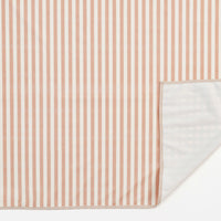 AZEbabydream wipe clean messy mat splash mat peach stripe