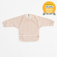 AZEbabydream Long Sleeve Bib Peach Stripe