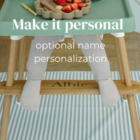 IKEA highchair accessories bundle with personalized footrest