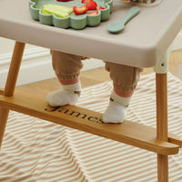 IKEA highchair accessories bundle with personalized footrest by azebabydream