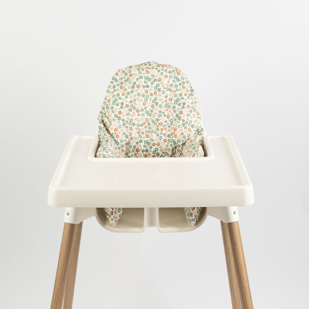 Wipeable Cushion Cover for IKEA Antilop Highchair - Ditsy Floral