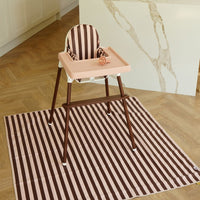Espresso Peach Stripe - Messy Mat