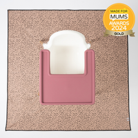 dots on rose matty mat