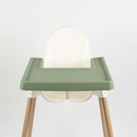 IKEA Antilop Highchair Tray Silicone Placemat - Sage Green