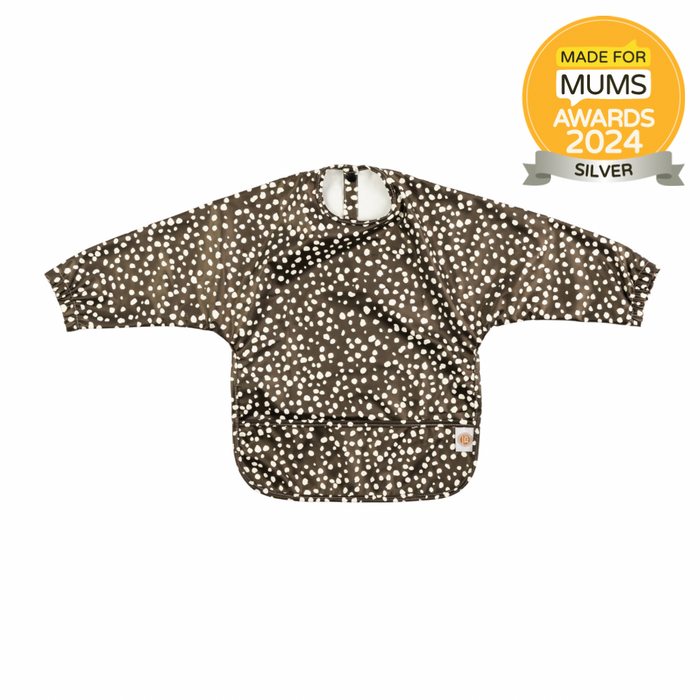 Dots on Anthracite - Long Sleeve Bib(shirt)