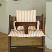 Peach Stripe Stokke Tripp Trapp highchair cushion