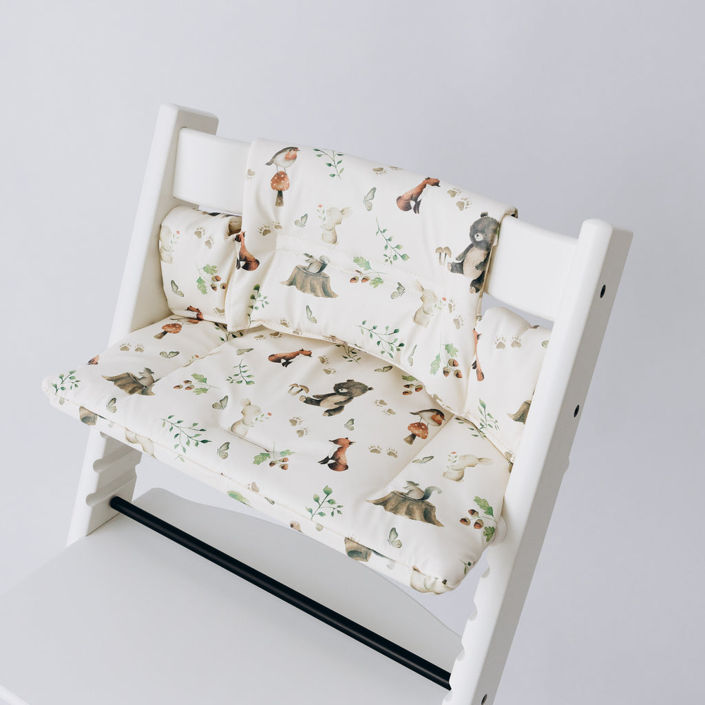 Wipeable Stokke Tripp Trapp Cushion - Woodland