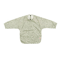 Dots on Sage - Long Sleeve Bib