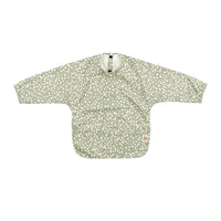 Dots on Sage - Long Sleeve Bib