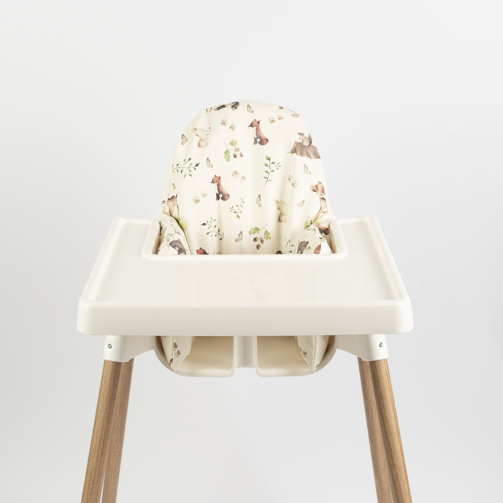 Wipeable Cushion Cover for IKEA Antilop Highchair - Woodland