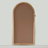 Sashay Sand Magnetic chalkboard in arch shape wooden frame from ash wood by azebABYDREAm 