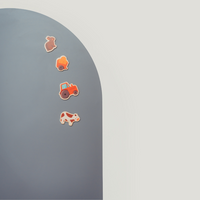 Grey Magnetic chalkboard in arch shape by AZEbabydream  