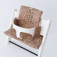 Wipeable Stokke Tripp Trapp Cushion - Dots on Rose