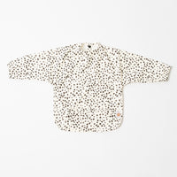 Dots on White - Long Sleeve Bib
