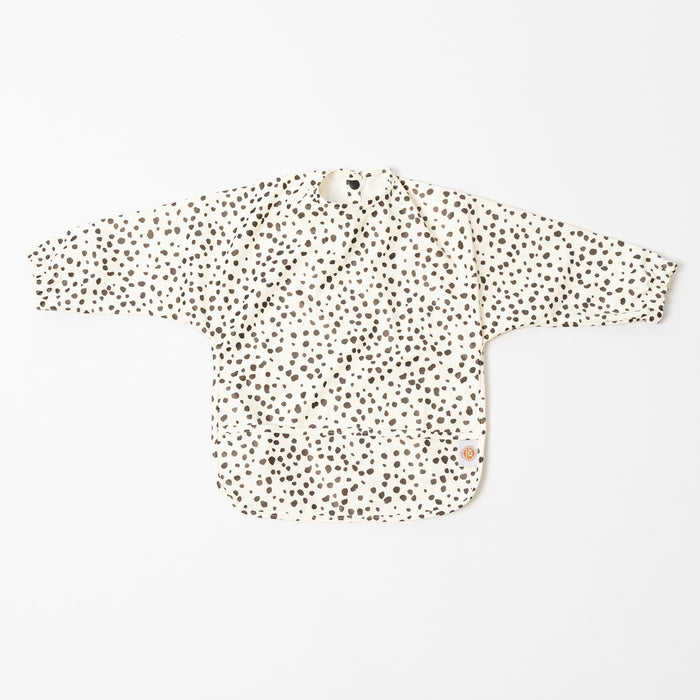 Dots on White - Long Sleeve Bib