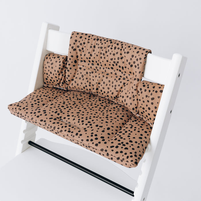 Wipeable Stokke Tripp Trapp Cushion - Dots on Rose