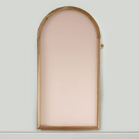 Pink Magnetic chalkboard in arch shape wooden frame from ash wood by azebABYDREAm 