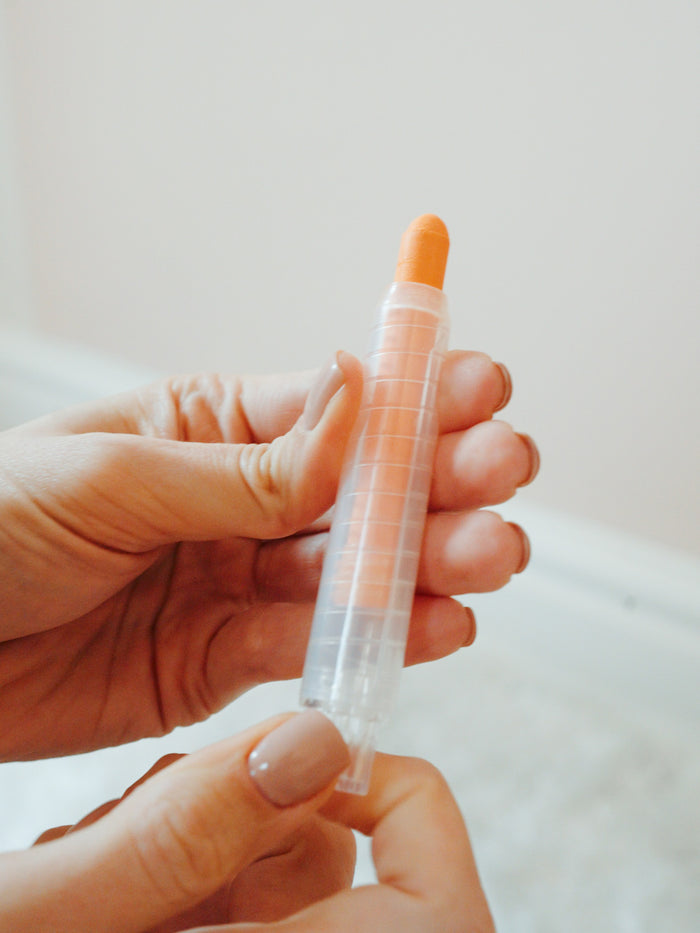 Stokke highchairs with wipe-clean cushion in brown wildflowers print by AZEbabydream 