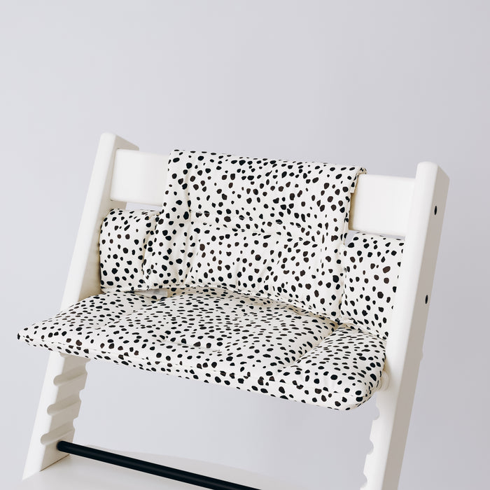 Wipeable Stokke Tripp Trapp Cushion - Dots on White