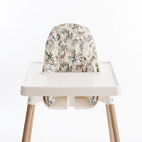 AZEbabydream IKEA Antilop highchair wipe clean cushion Tropical jungle