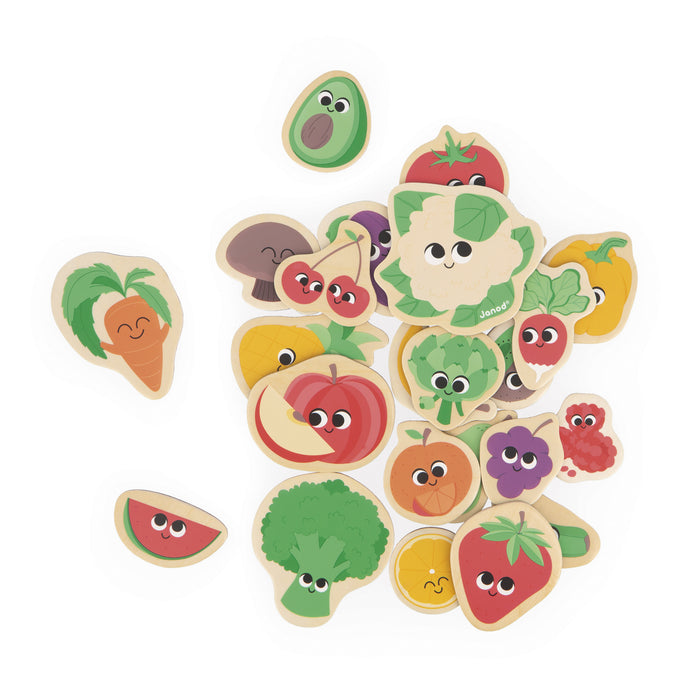 Janod Vegetable Magnets set