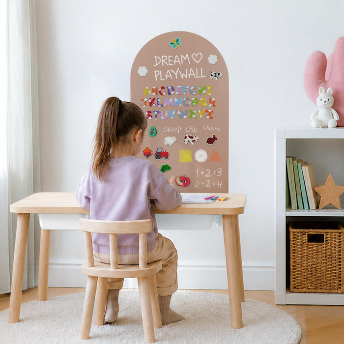 Small Removable Arch Magnetic Chalkboard wall decal Sand