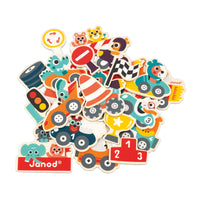 Janod Cars Magnets set 24 pcs
