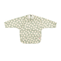 Daisies on Sage - Long Sleeve Bib