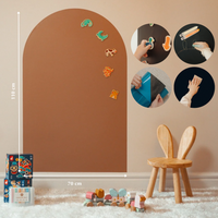 Child playing at Black Beauty chalk magnet wall sticker