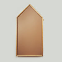 Sashay Sand Magnetic chalkboard in house shape wooden frame from ash wood by azebABYDREAm 