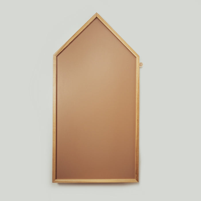 Sashay Sand Magnetic chalkboard in house shape wooden frame from ash wood by azebABYDREAm 