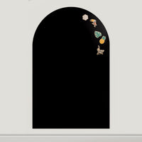Black Magnetic chalkboard in arch shape by AZEbabydream  