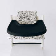 Full Cover Stokke chair in Velvet Black