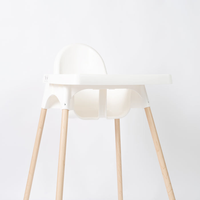 Natural oak leg wraps for ikea antilop highchair