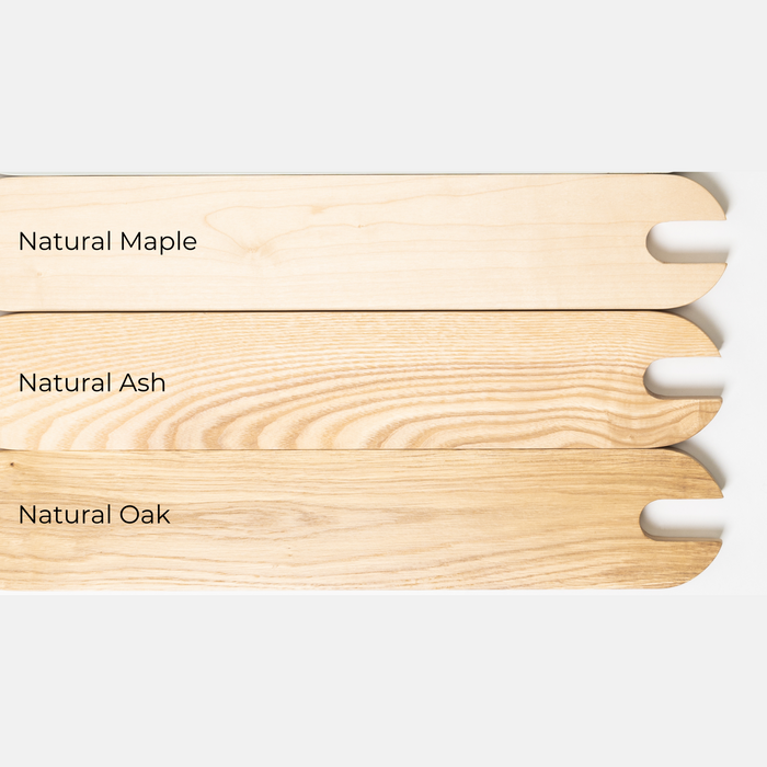 Oak chair color text on wooden stick